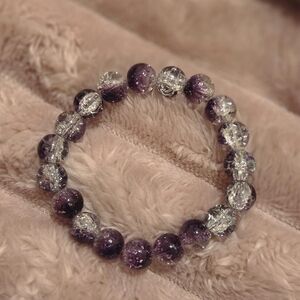 Purple Beaded Bracelet